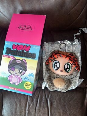 AUTHENTIC large von dutchies plush keychain HARLEY NEW